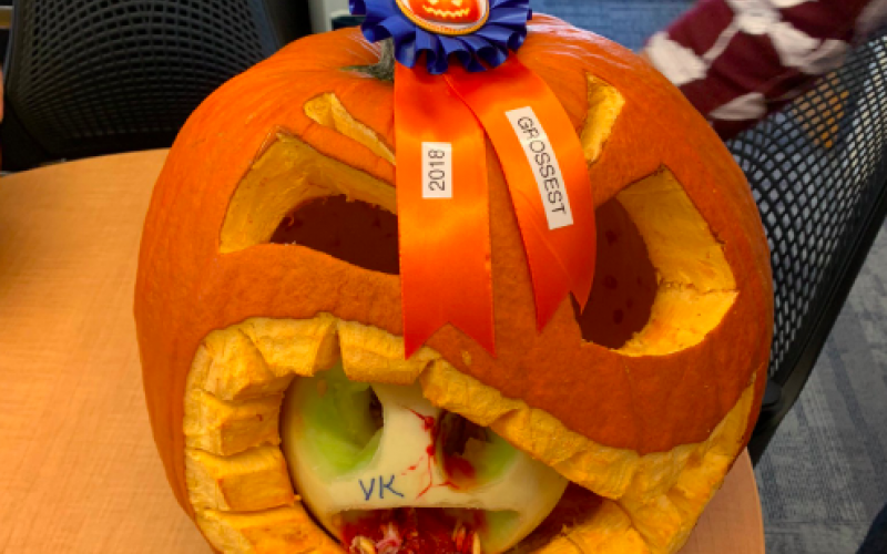 Carved pumpkin contest (2018)